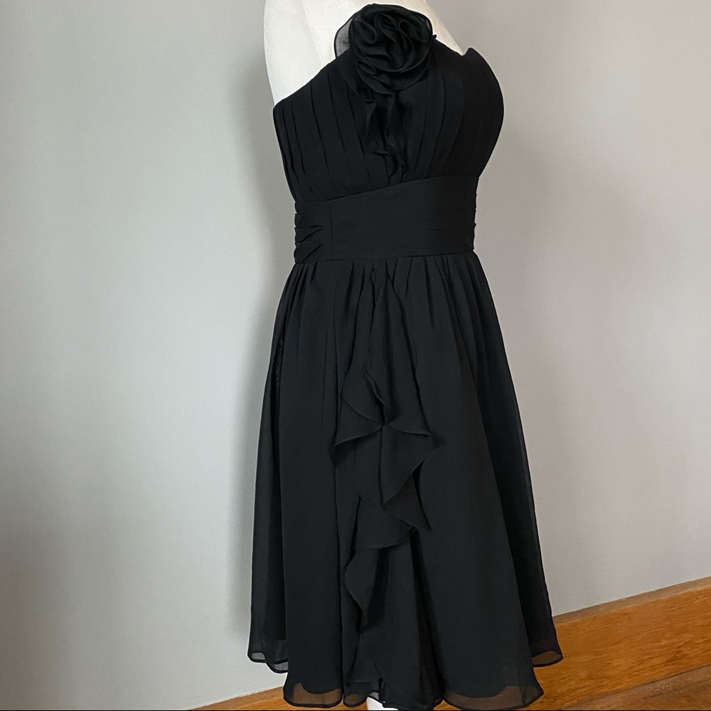 ✝️ B2 | Gorgeous Black Chiffon Dress - Picture 3 of 16